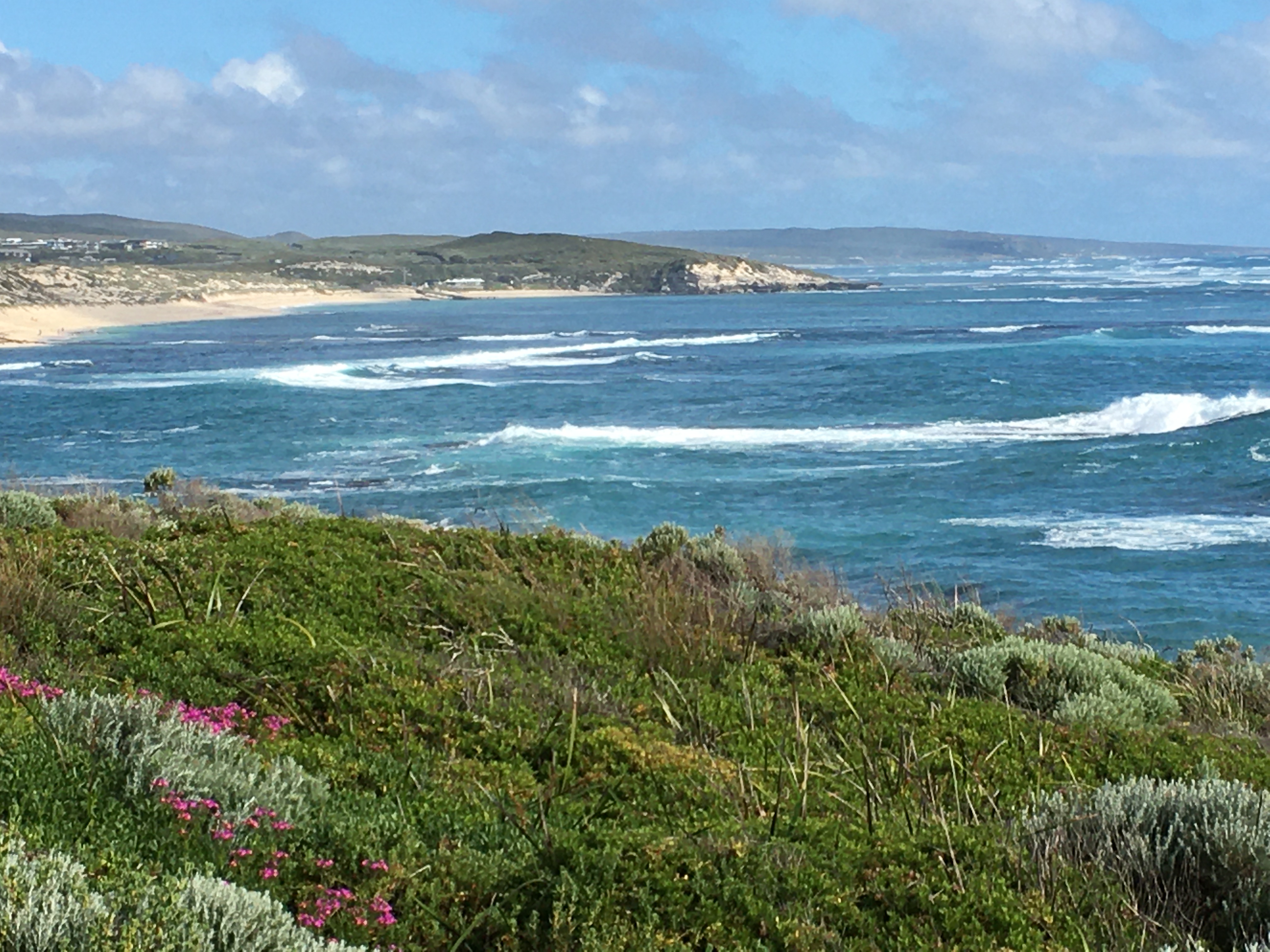 View from Prevally to breakfast spot